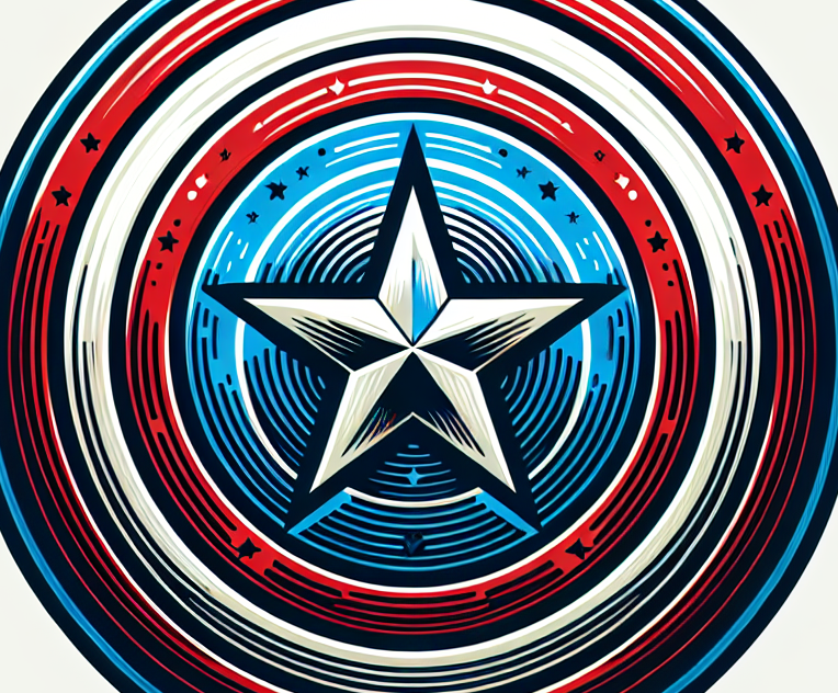 Captain America shield Blank Meme Template
