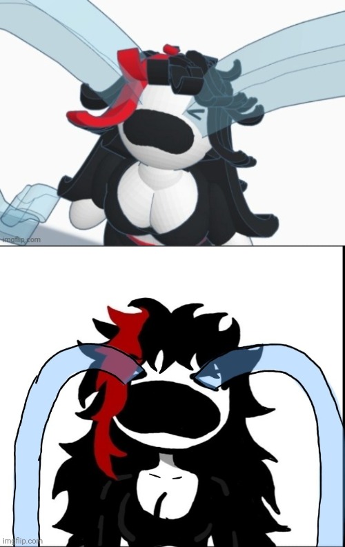 claire but clenns art style | made w/ Imgflip meme maker