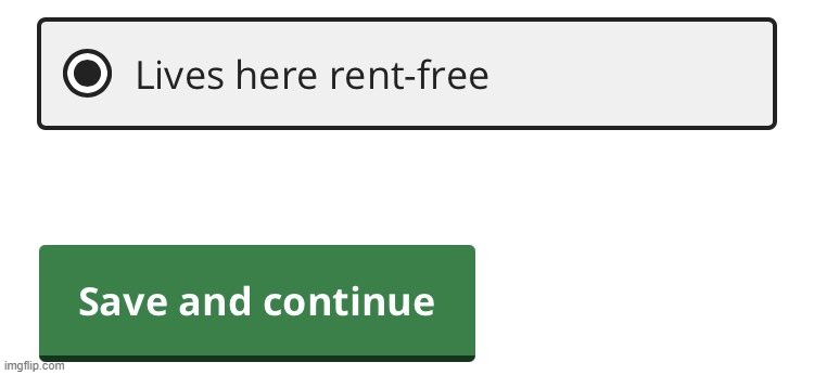 lives here rent free | image tagged in lives here rent free | made w/ Imgflip meme maker