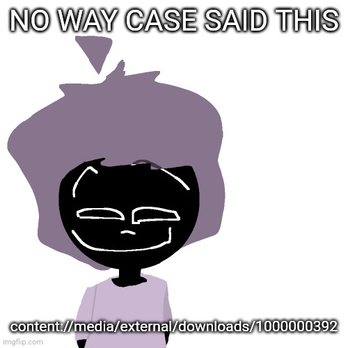 Grinning goober | NO WAY CASE SAID THIS; content://media/external/downloads/1000000392 | image tagged in grinning goober | made w/ Imgflip meme maker