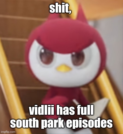 BOOK ❗️ | shit, vidlii has full south park episodes | image tagged in book | made w/ Imgflip meme maker