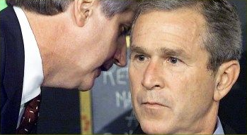High Quality George Bush being briefed on 9/11 Blank Meme Template
