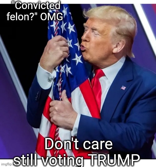 Libtards: GFYS | "Convicted felon?" OMG; Don't care still voting TRUMP | image tagged in president trump,rules,best,never forget | made w/ Imgflip meme maker
