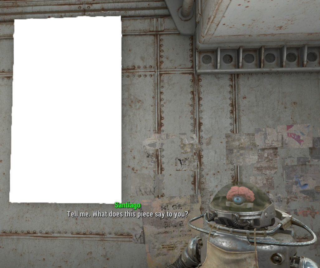 Fallout 4 Painting Blank Template Blank Meme Template