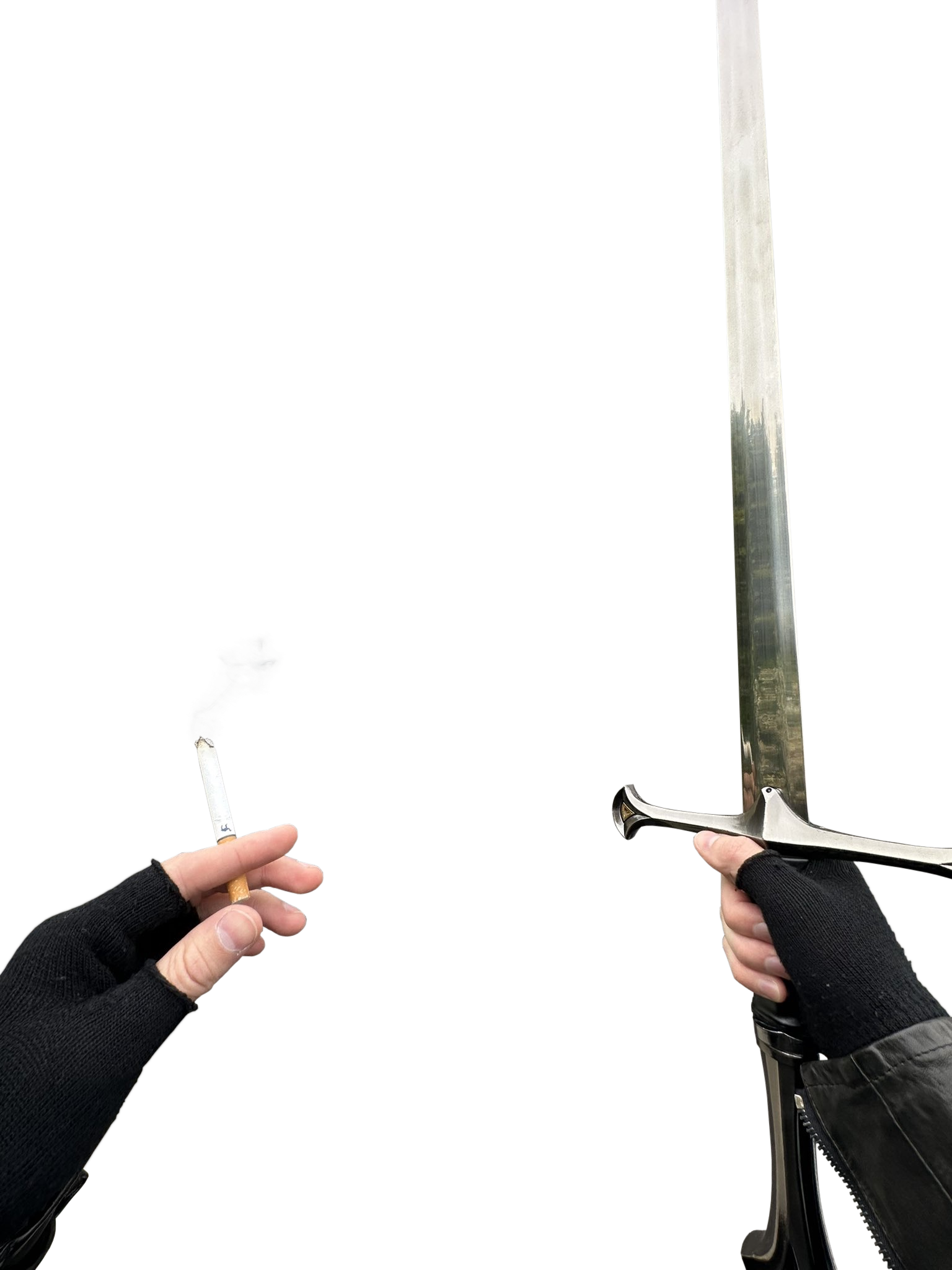 POV sword Blank Meme Template
