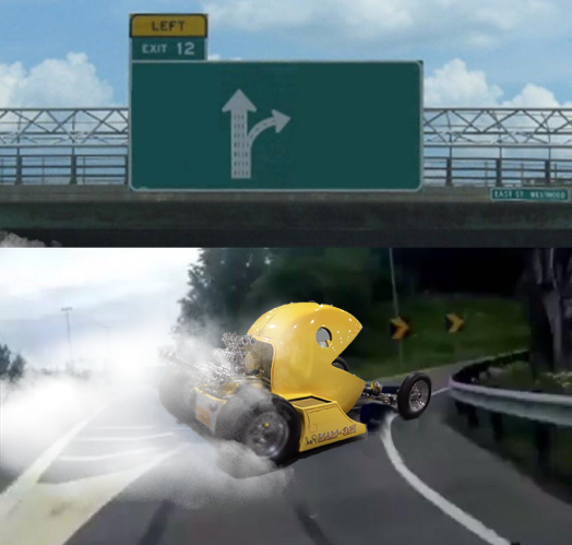 Pacmoon Car Meme Blank Meme Template