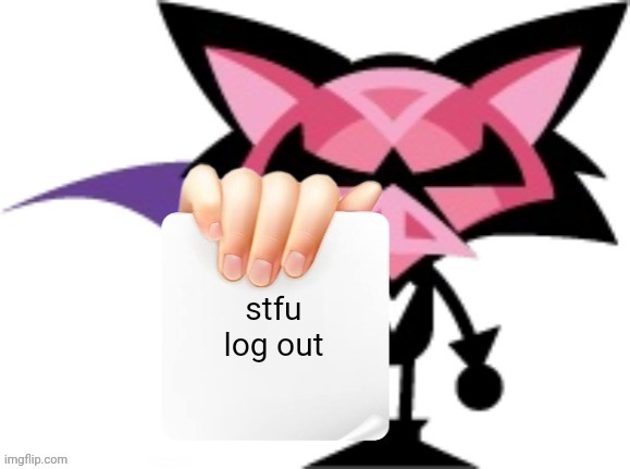 stfu
log out | image tagged in denga sends you a message | made w/ Imgflip meme maker