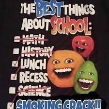 Lunch recess smoking crack Blank Meme Template