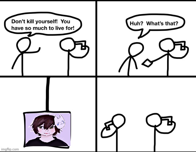 Convinced suicide comic | image tagged in convinced suicide comic | made w/ Imgflip meme maker