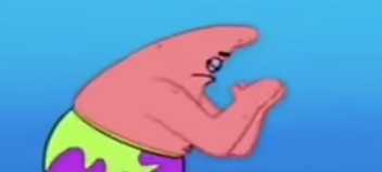 Patrick praying Blank Meme Template