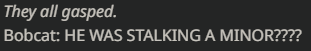 HE WAS STALKING A MINOR?????? Blank Meme Template