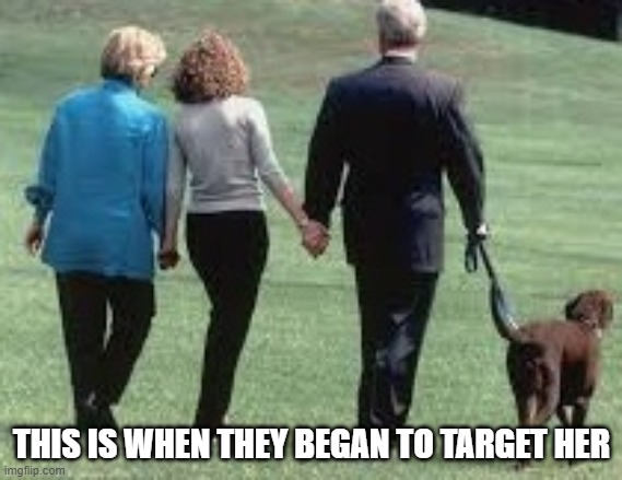 Hillary Clinton | THIS IS WHEN THEY BEGAN TO TARGET HER | image tagged in hillary clinton,hillary,crooked hillary,bill clinton,bill clinton - sexual relations | made w/ Imgflip meme maker