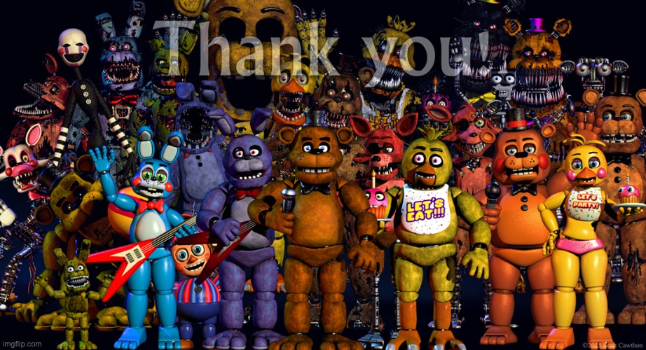 image tagged in fnaf thank you | made w/ Imgflip meme maker