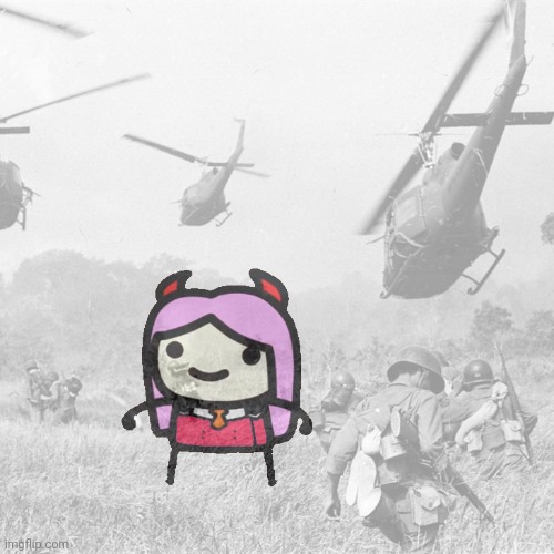 ZeroTwo in the war | image tagged in zerotwo in the war | made w/ Imgflip meme maker
