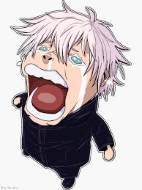 Nah I'd cry | image tagged in gojo chopper | made w/ Imgflip meme maker