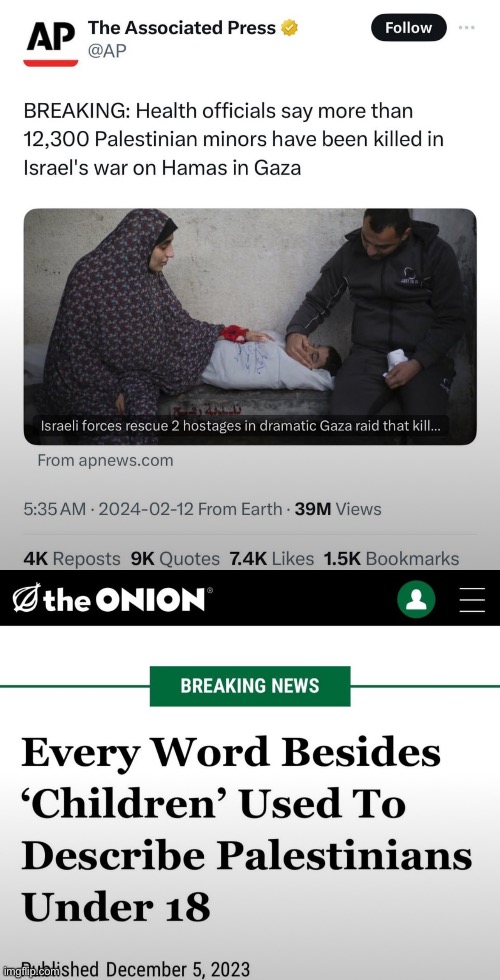 The Onion is too real for this world | made w/ Imgflip meme maker