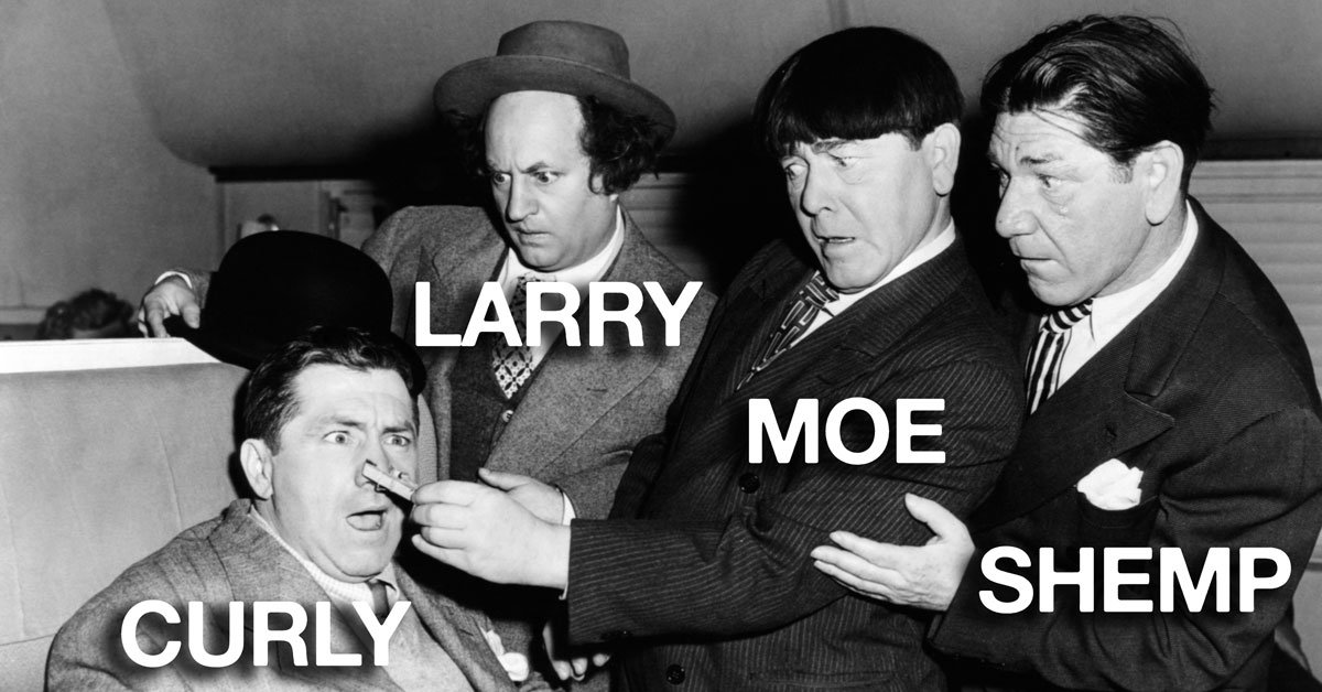 The FOUR Stooges (the BEST) Blank Meme Template