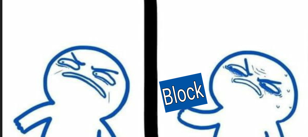 Angry Block Blank Meme Template