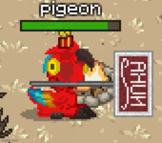 "pigeon" | made w/ Imgflip meme maker