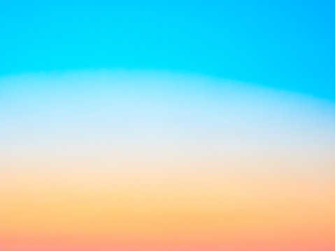 Blue Orange Gradient Blank Meme Template