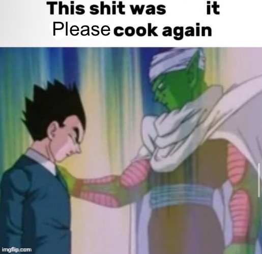 This shit was not it never cook again | Please | image tagged in this shit was not it never cook again | made w/ Imgflip meme maker