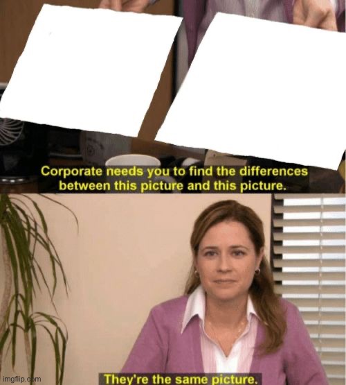 I see no diffrence | image tagged in i see no diffrence | made w/ Imgflip meme maker
