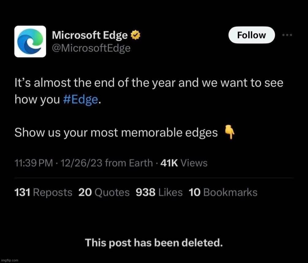 I edged to this tweet | made w/ Imgflip meme maker
