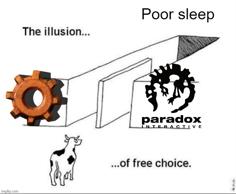 Poor sleep | Poor sleep | image tagged in illusion of free choice | made w/ Imgflip meme maker