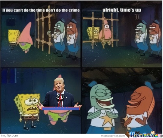 Apolitical political meme | image tagged in spongebob jail meme | made w/ Imgflip meme maker