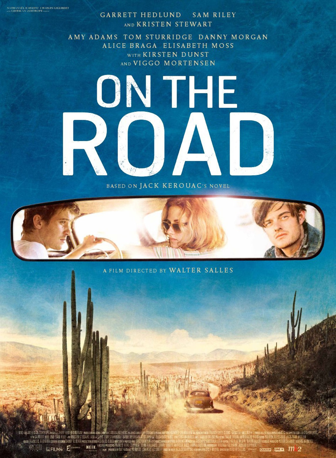 On The Road Movie Poster Blank Meme Template