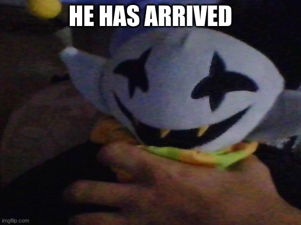 I GOT MY JEV (bad news in the comments btw :[    ) | HE HAS ARRIVED | image tagged in jevil,help me | made w/ Imgflip meme maker