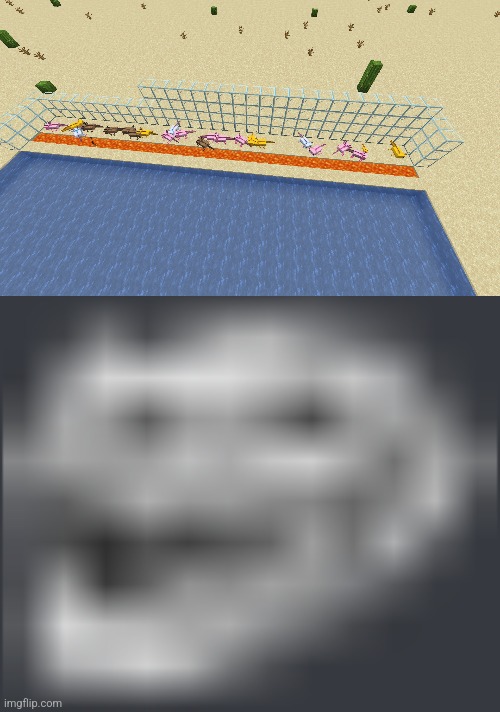 old versions of minecraft | made w/ Imgflip meme maker