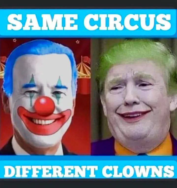 SAME OLD CIRCUS DIFFERENT CLOWNS Blank Meme Template