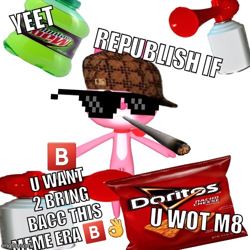 REPUBLISH IF; U WANT 2 BRING BACC THIS MEME ERA 🅱️👌 | made w/ Imgflip meme maker