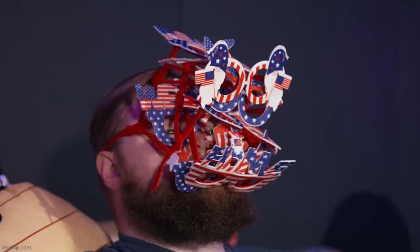 Is he patriotic enough? | made w/ Imgflip meme maker