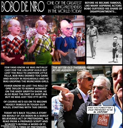 Bobo De Niro | image tagged in bobo de niro | made w/ Imgflip meme maker