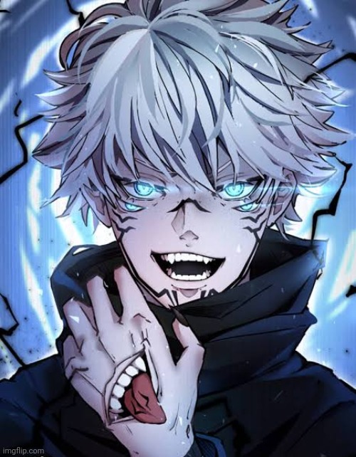 Looks goofy asf | image tagged in gojo x sukuna | made w/ Imgflip meme maker