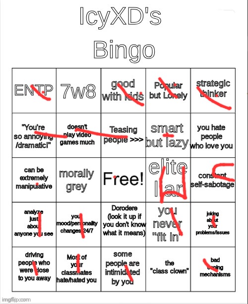 IcyXD's Bingo | image tagged in icyxd's bingo | made w/ Imgflip meme maker