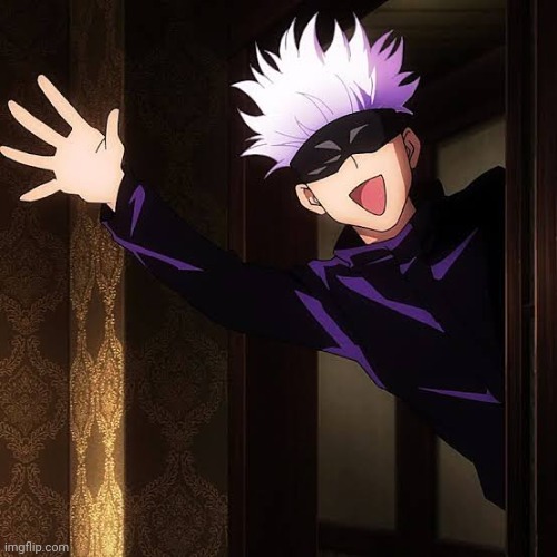 Gojo Wave | image tagged in gojo wave | made w/ Imgflip meme maker