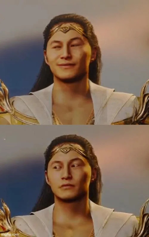 High Quality disappointed shang tsung Blank Meme Template