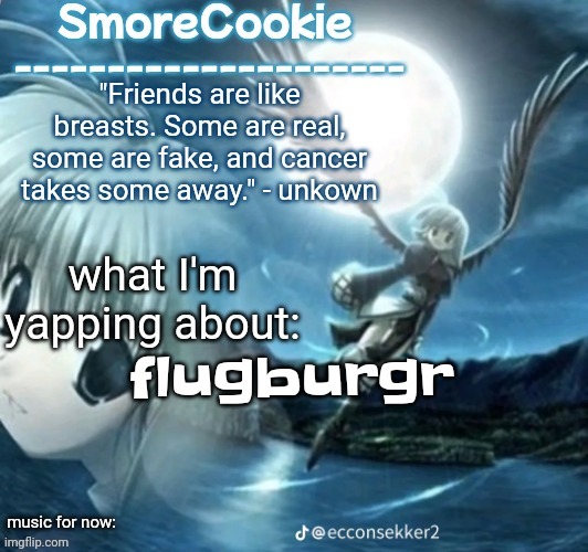 tweaks nightcore ass template | flugburgr | image tagged in tweaks nightcore ass template | made w/ Imgflip meme maker