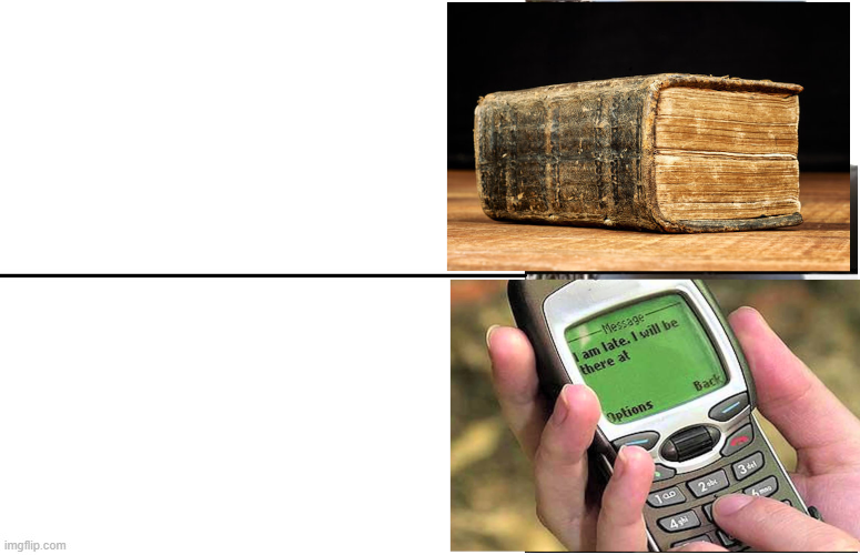 Much text vs SMS Blank Meme Template