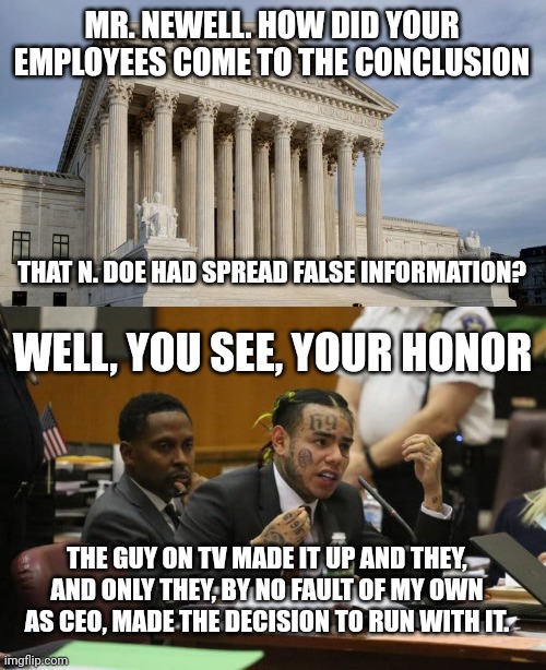 Image tagged in supreme court,tekashi snitching