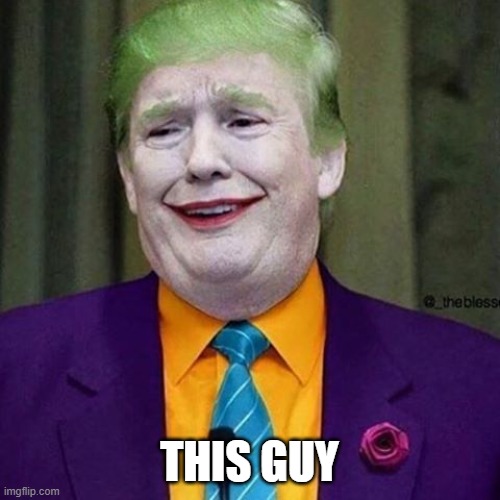 THIS GUY | image tagged in trump clown | made w/ Imgflip meme maker