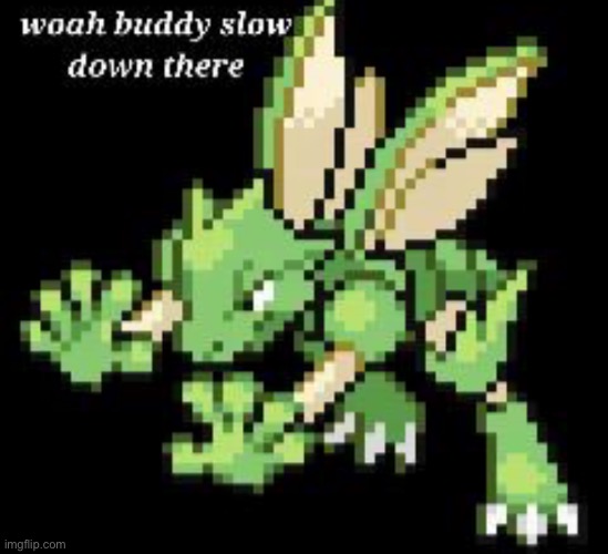 Scyther with hands | made w/ Imgflip meme maker