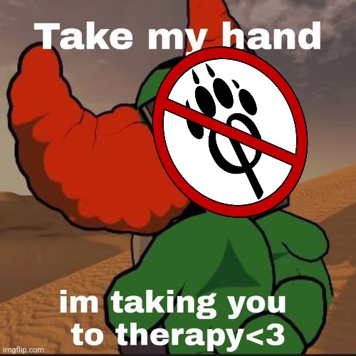 Tricky "take my hand" | image tagged in tricky take my hand | made w/ Imgflip meme maker