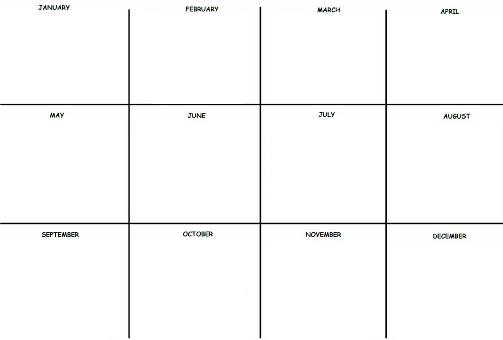 Your Birth Month is... Blank Meme Template