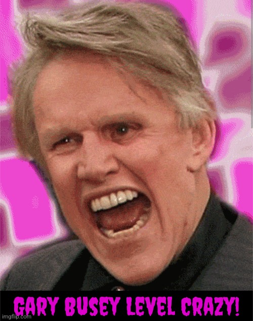 Gary Busey Level Crazy! | Gary Busey Level Crazy! | image tagged in gary busey,crazy | made w/ Imgflip meme maker