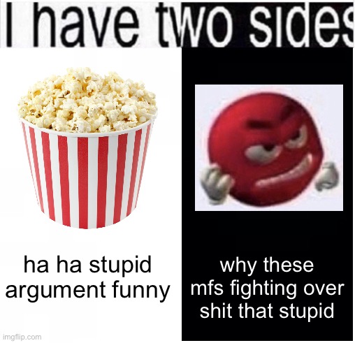 ha ha stupid argument funny; why these mfs fighting over shit that stupid | made w/ Imgflip meme maker