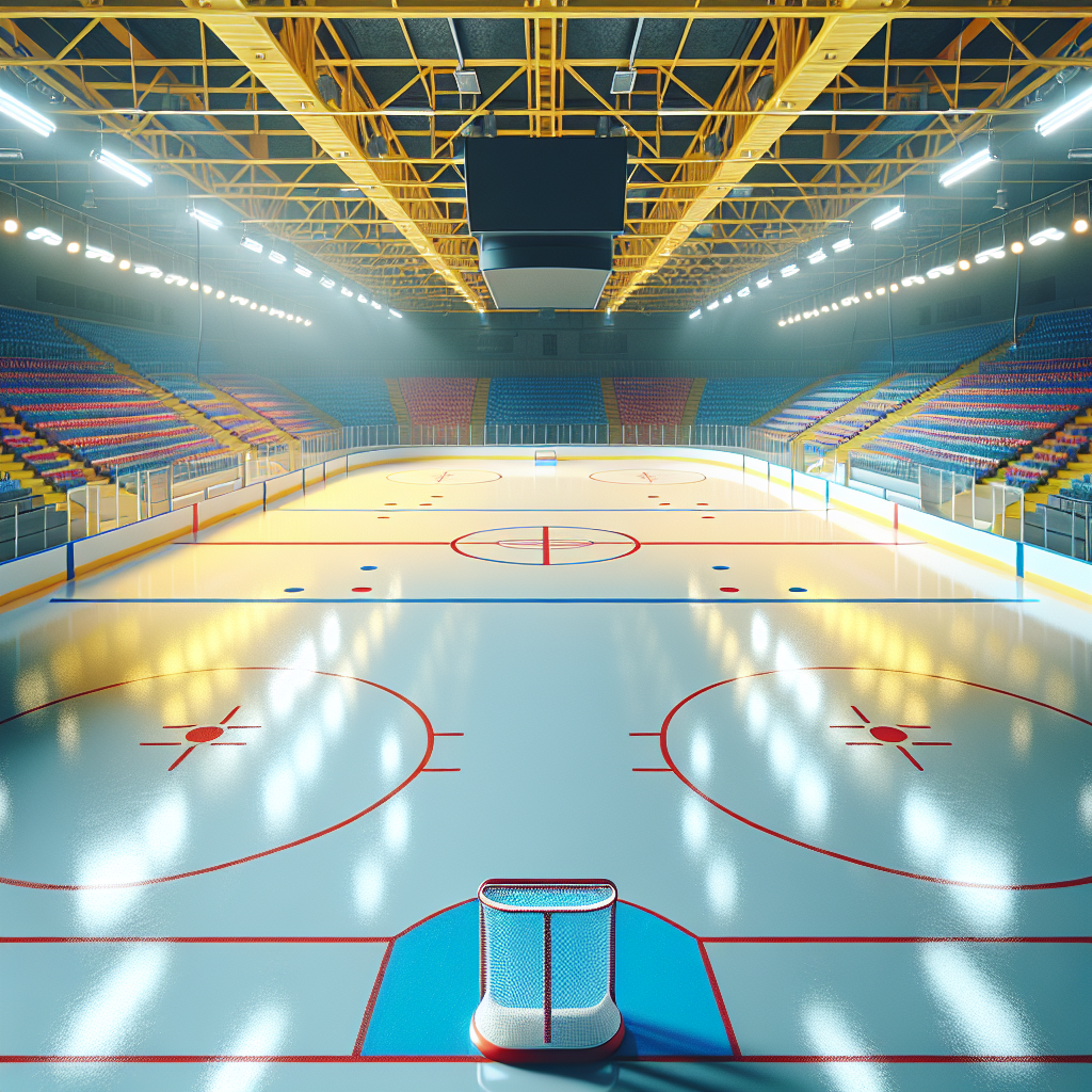 Hockey rink Blank Meme Template